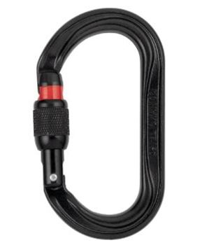Picture of Oxan Screw Lock Black Carabiner